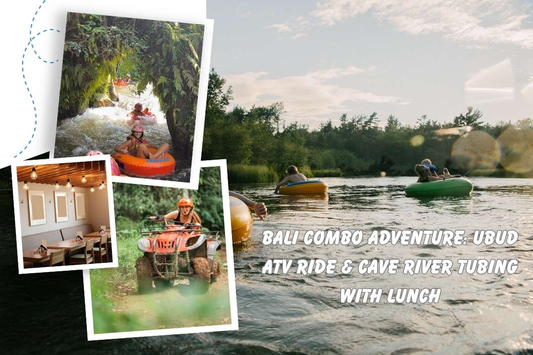 Bali Combo Adventure: Ubud ATV Ride & Cave River Tubing with Lunch