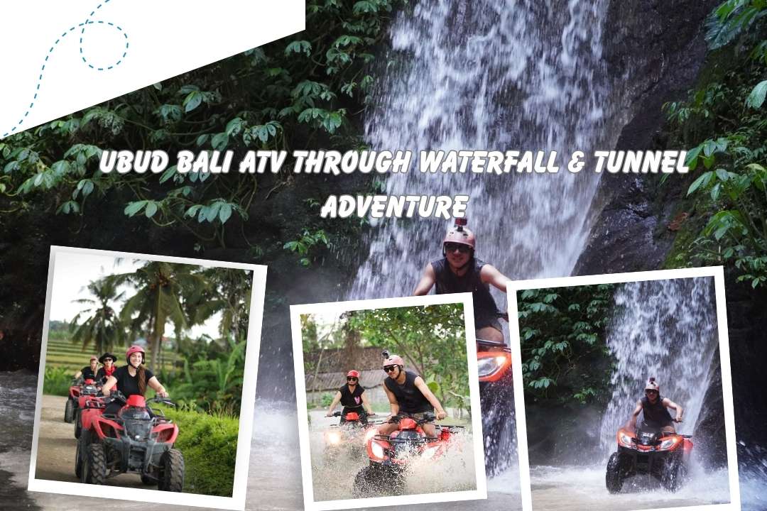 Ubud Bali ATV Through Waterfall & Tunnel Adventure