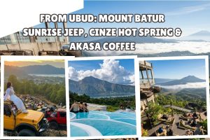 From Ubud: Mount Batur Sunrise Jeep, Cinze Hot Spring & Akasa Coffee